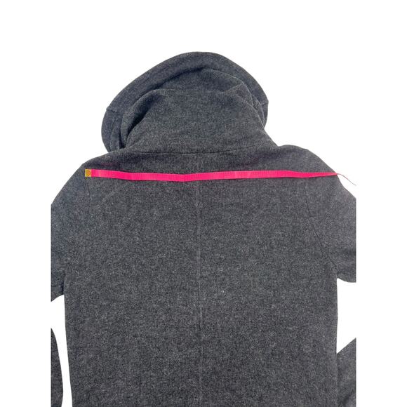 Telluride Clothing Womens Charcoal Wool Blend Cowl Neck Long Sleeve Dress Sz L - Picture 12 of 12